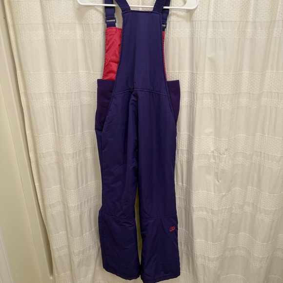 Arctix Snow Bib Overalls Purple Pink Youth Medium Ski Pants - Picture 5 of 5